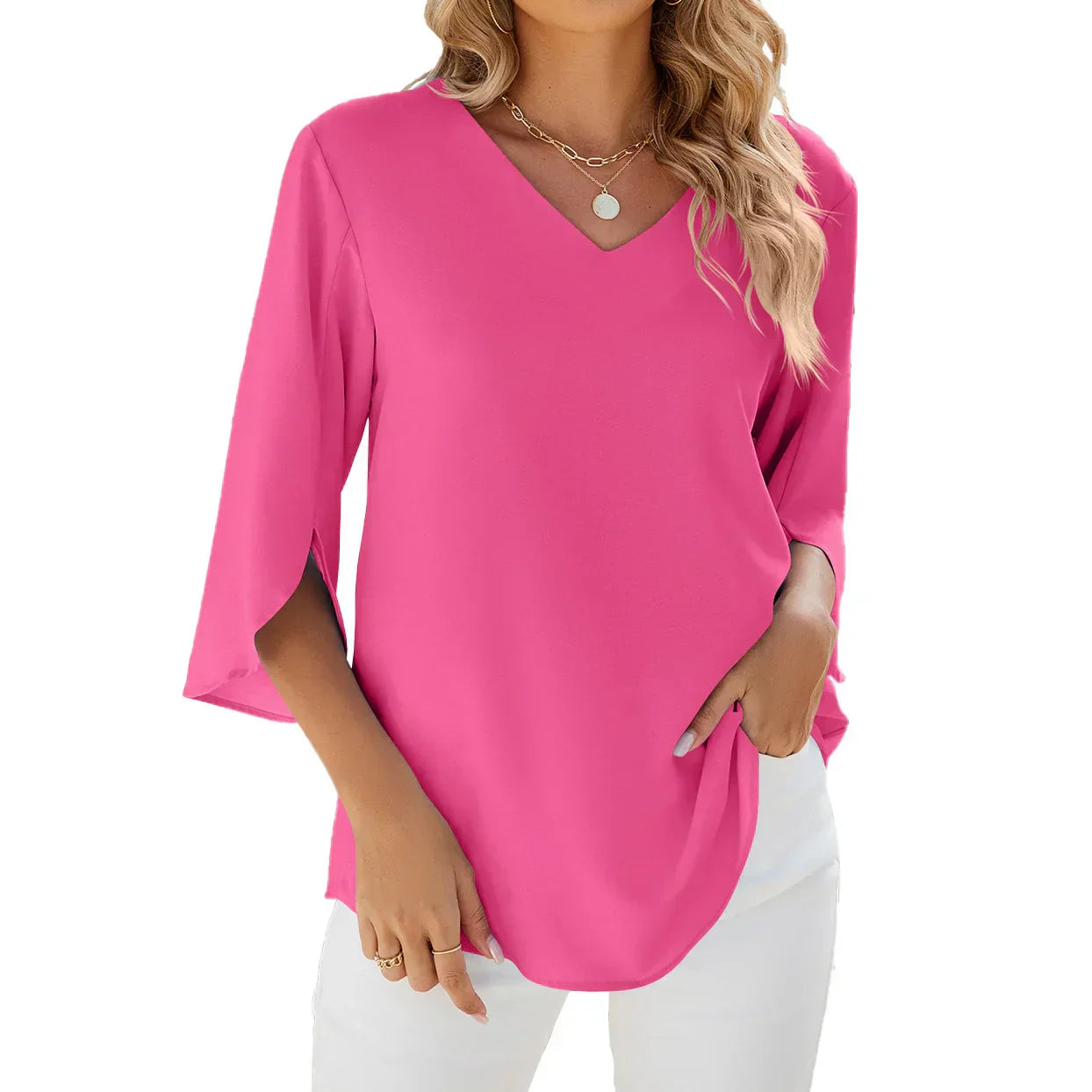 Sophie | Elegante Blouse met V-hals