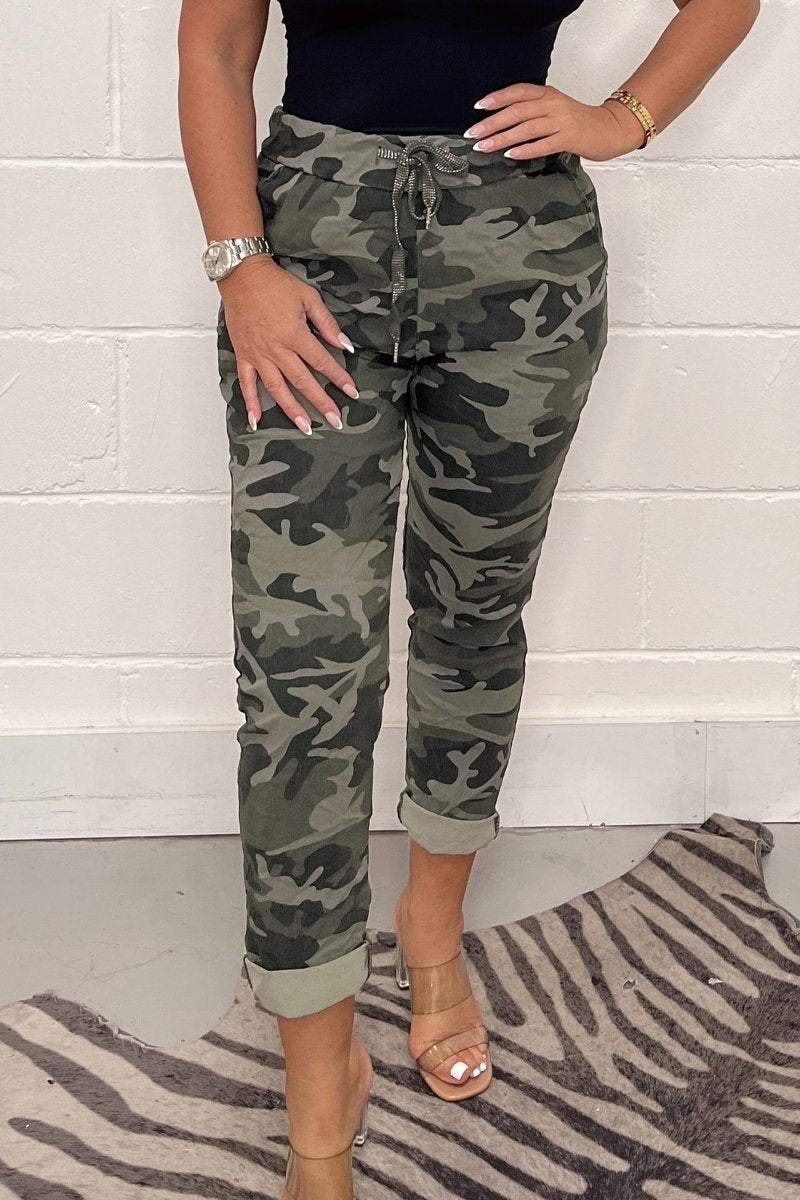 Mare | Comfy Stijlvolle Camouflage Broek