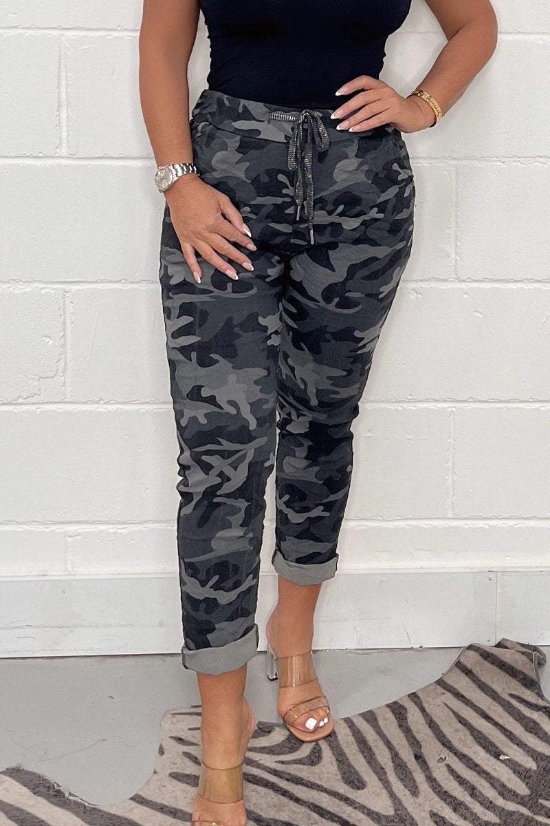 Mare | Comfy Stijlvolle Camouflage Broek