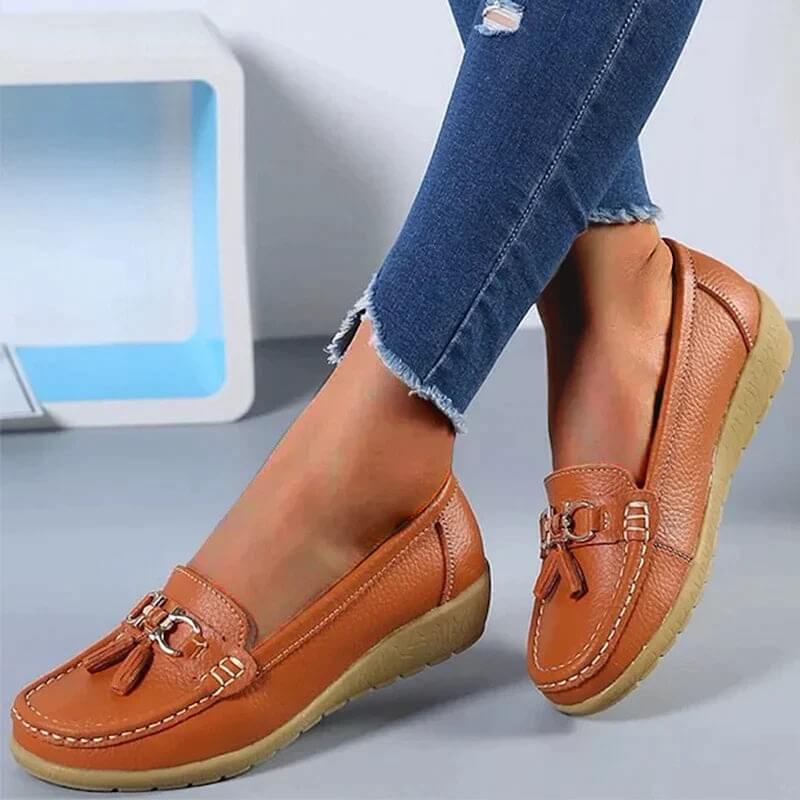 Bibi Lou™ - Ergonomische Leren Loafers