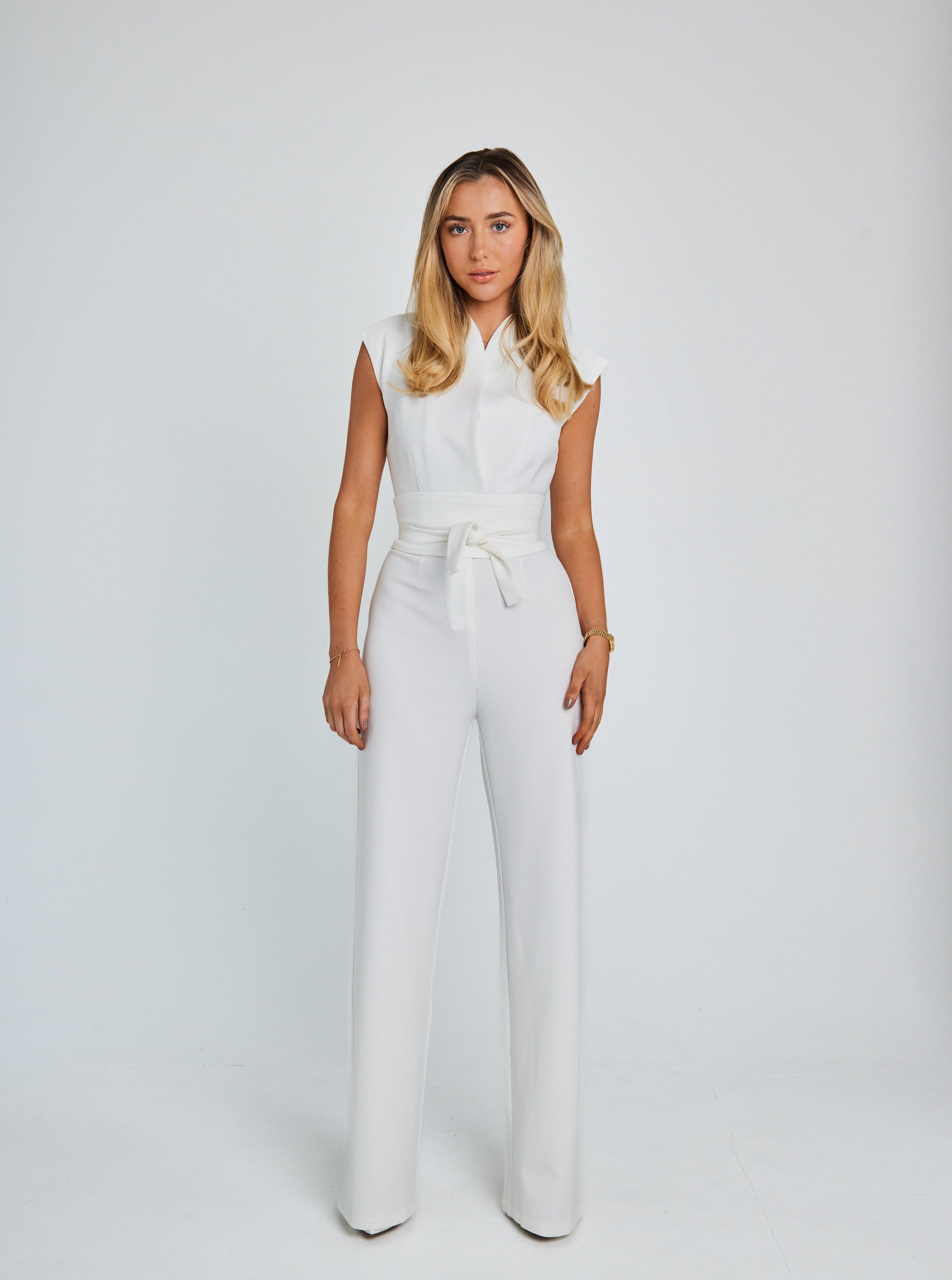 Sara | Elegante Mouwloze Dames Jumpsuit